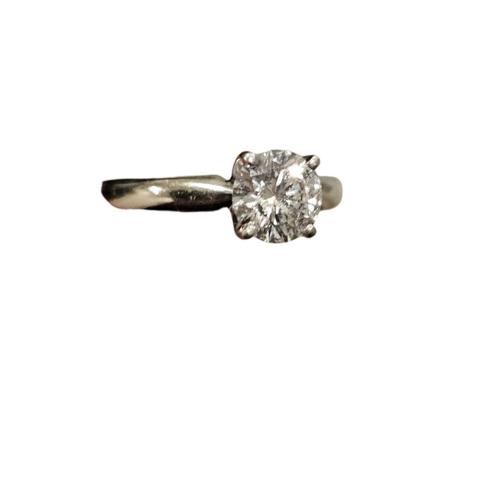 Leo Platinum 14K Solitaire .7ct Diamond Engagement Ring Retail At Over $5,900 - Picture 2 of 15